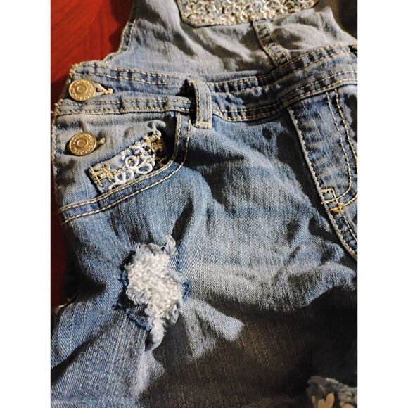 Jordache denim overalls kids - size: 7/8       (1041) - Picture 4 of 4